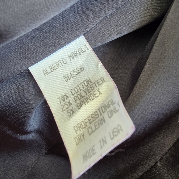 Alberto Makali Vintage Black Blazer with Studded Lapel - Picture 11 of 11